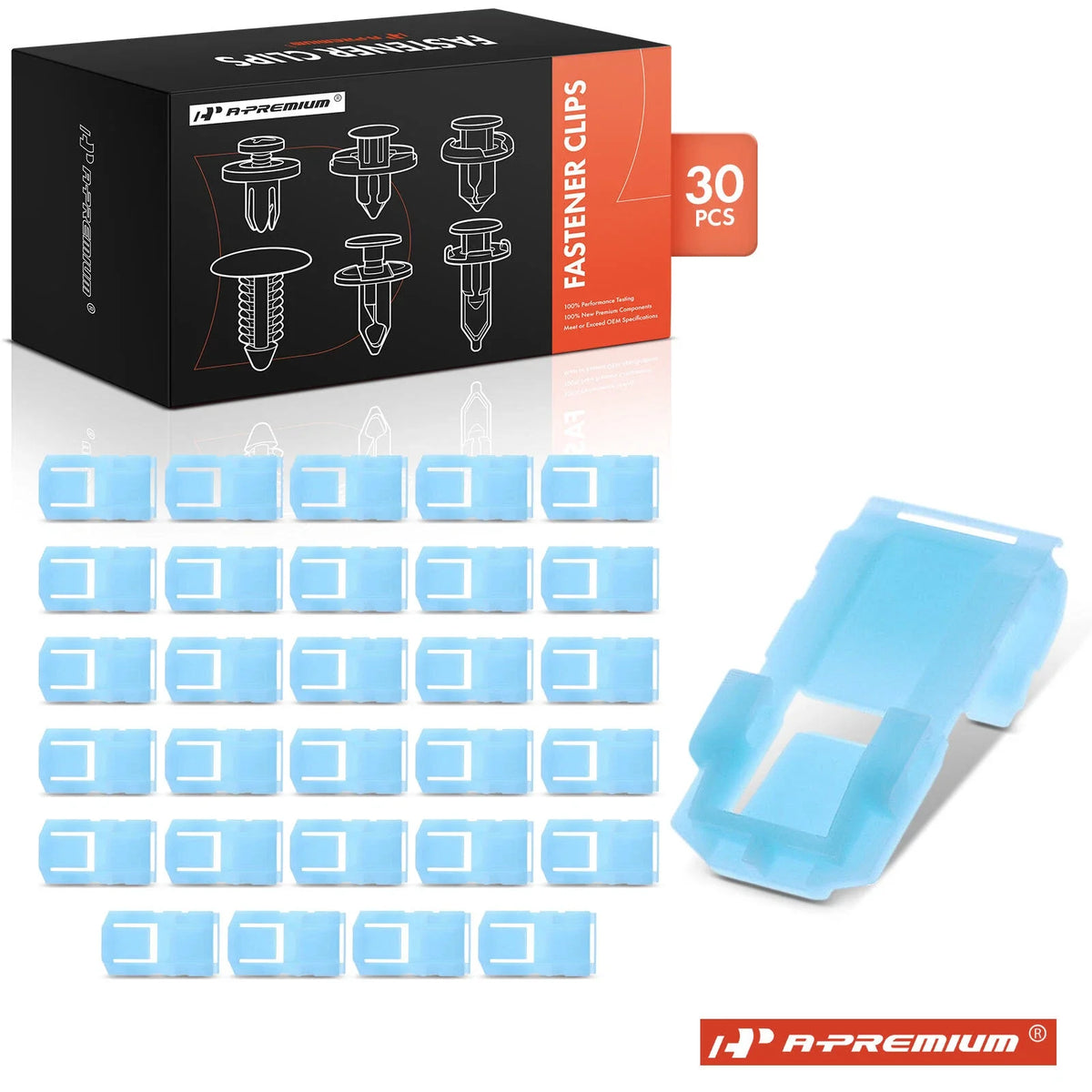 30Pcs 36mm Nylon Door Moulding Retainer Clip for Honda Civic (2012–2015)