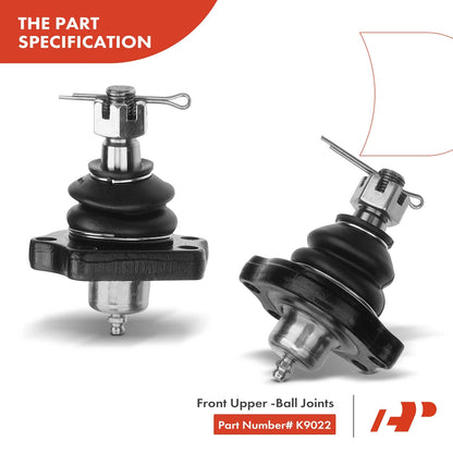 8-Piece Front Tie Rod Ends & Ball Joints for Nissan Pickup 1995-1997