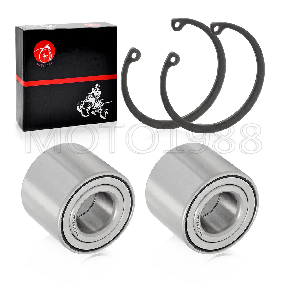 Rear Brake Hub Bearing Set of 2 for Kawasaki Brute Force 650 750