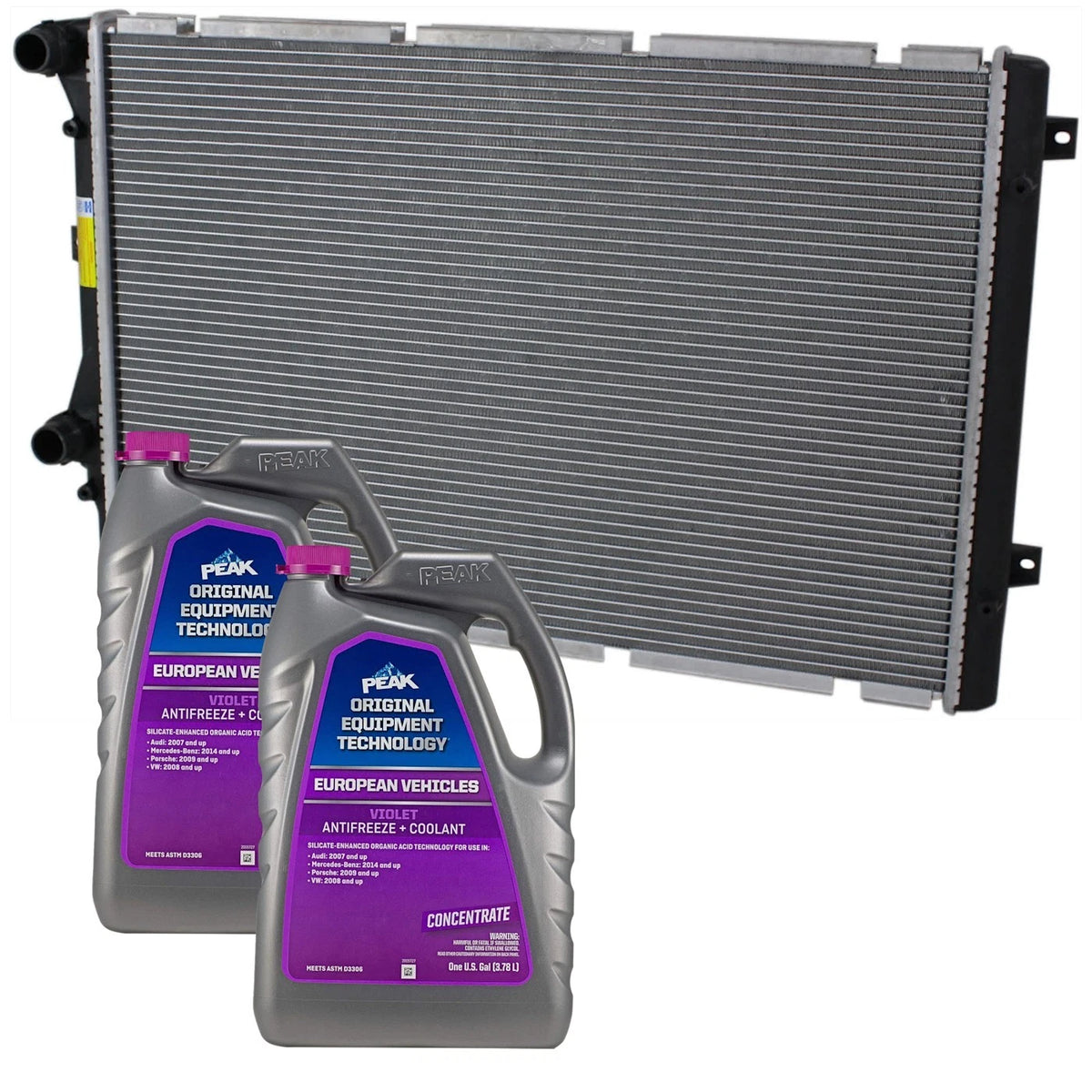 Set of 2 Radiators for VW GTI Audi A3 Quattro (2009–2012)