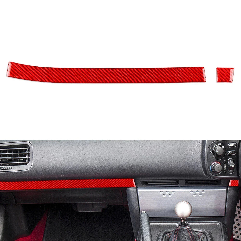 Center Console Dashboard Trim Cover in Red for Honda S2000 2004-2009