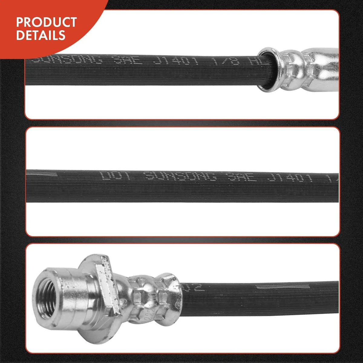 Brake Hydraulic Hose Rear Left for Honda Pilot 2009-2015