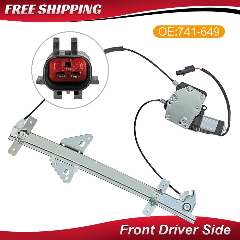 Power Window Regulator with Motor for Durango 1998-2003 Dakota 2000-2004