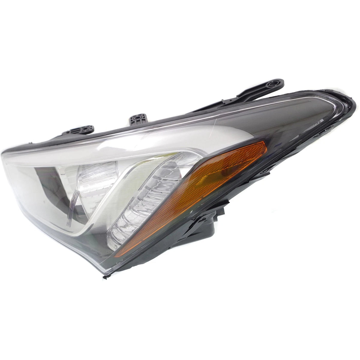 Driver Side Headlight for Hyundai Santa Fe Sport (2013–2016) Halogen w/Bulb CAPA