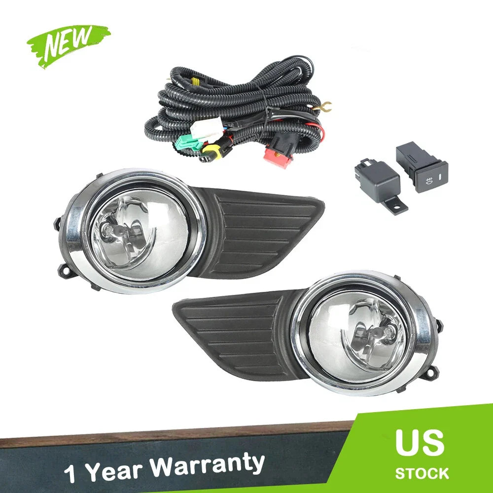 Fog Light Assembly Set for 2011-2015 Toyota Sienna - Left & Right
