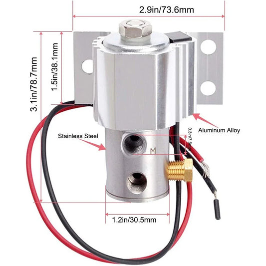Front Brake Line Lock Kit for Universal Vehicles (Heavy Duty)