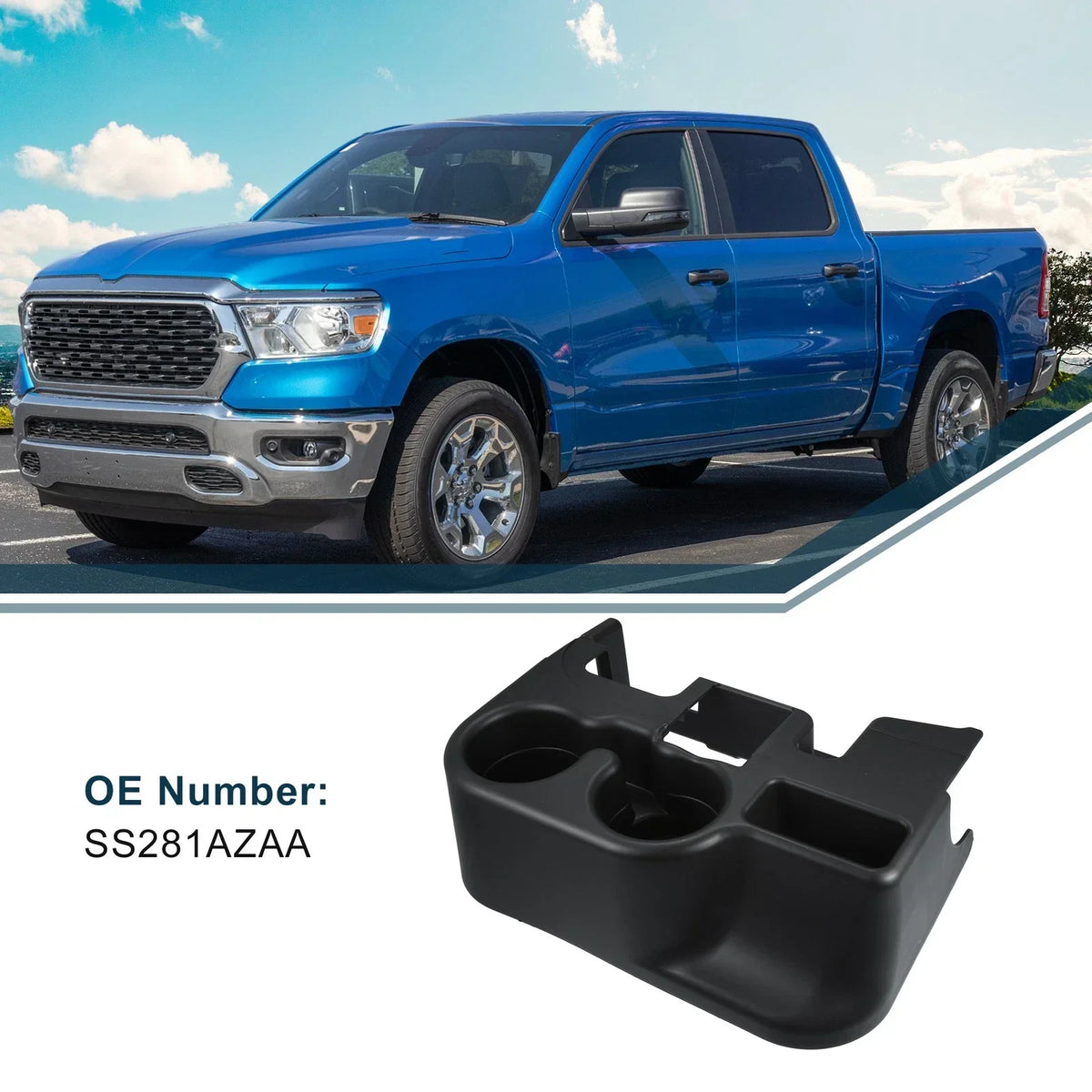 Essential Drink Holder - Cup Holder for Dodge Ram 1500 (1999-2001)
