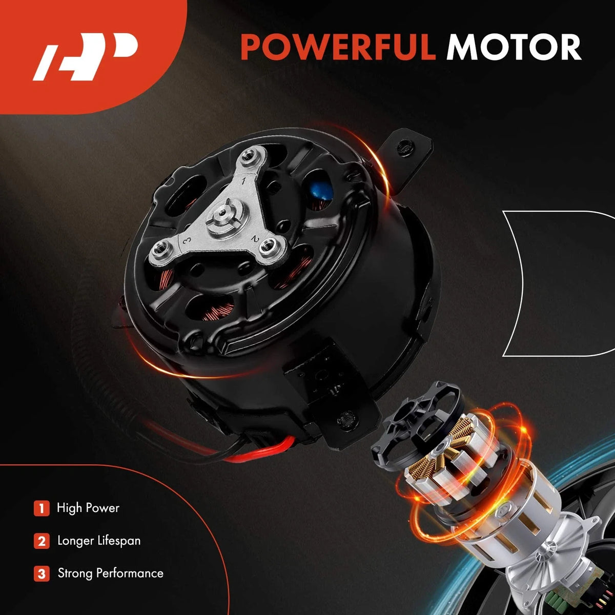 Cooling Fan Motor for Hyundai Santa Fe 2010-2012 Kia Sorento 2011-2013