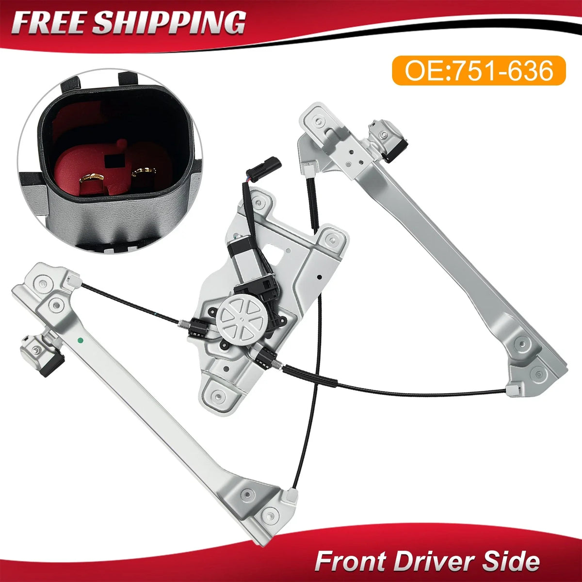 Power Window Motor and Regulator for GMC Terrain 2012-2017