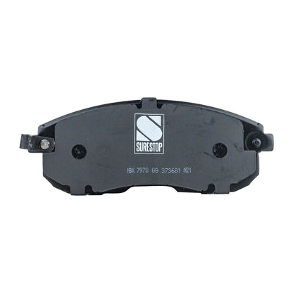 Front Brake Pad and Disc Kit - Ceramic for Nissan Versa 2007-2012