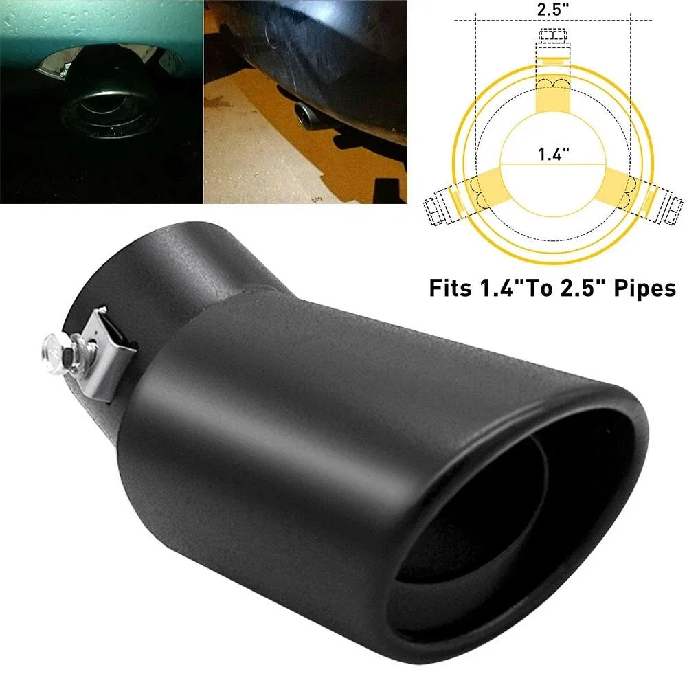 Stainless Steel Exhaust Tail Pipe Tip for Auto (V)