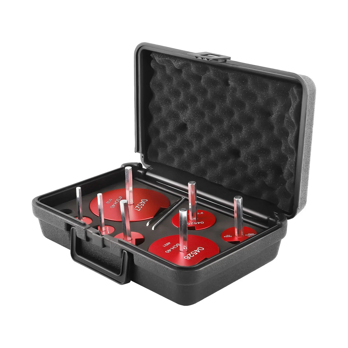 7 Piece PVC Pipe Reamer Set for Plumbing (1/2" Drills)