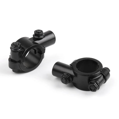 Motorcycle 1" Handlebar Mirror Mount Clamp Adaptor (10MM Thread)