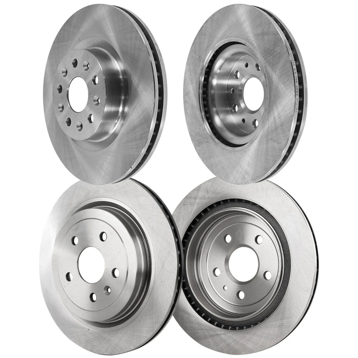 2014 Cadillac CTS Brake Disc Rotor Set - Front & Rear