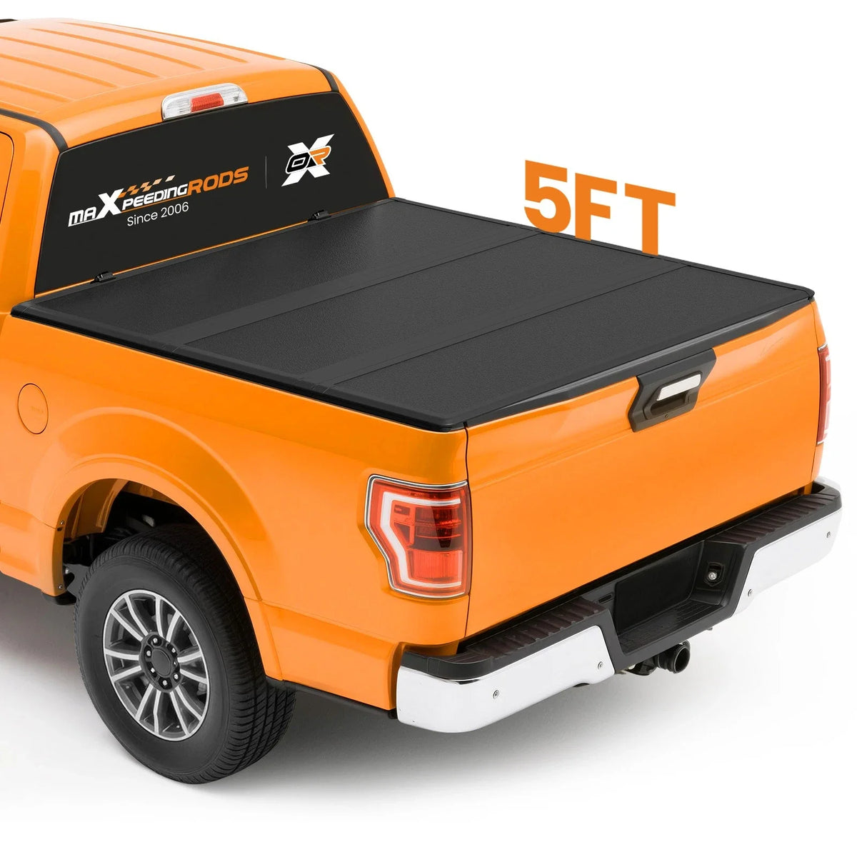 5ft Bed Fiberglass Hard Tonneau Cover for Toyota Tacoma (2016–2025) with LED