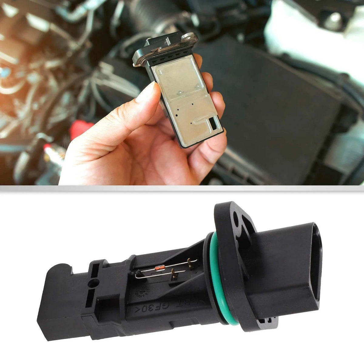 Mass Air Flow Sensor for Volkswagen Jetta (1999–2004) No. 986280202