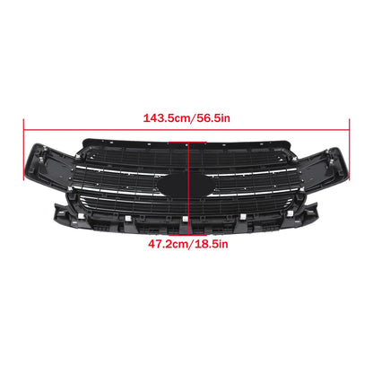2018-2020 Ford F-150 Gloss Black Front Grille Replacement