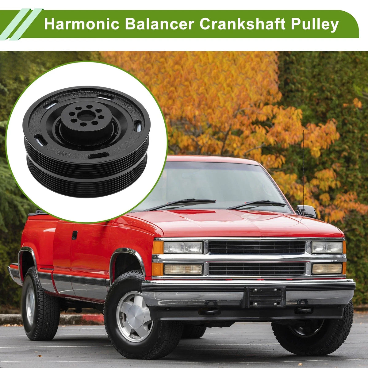Engine Harmonic Balancer Crankshaft Pulley for Audi A7 (2012–2018) No. 06E105251E/06E105251F