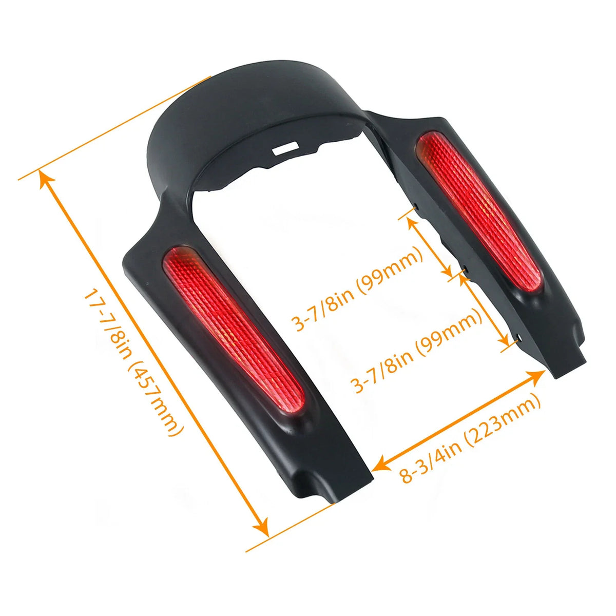Rear Fender Extension Fascia LED Light for Harley Touring CVO Street Glide (2009–2013)