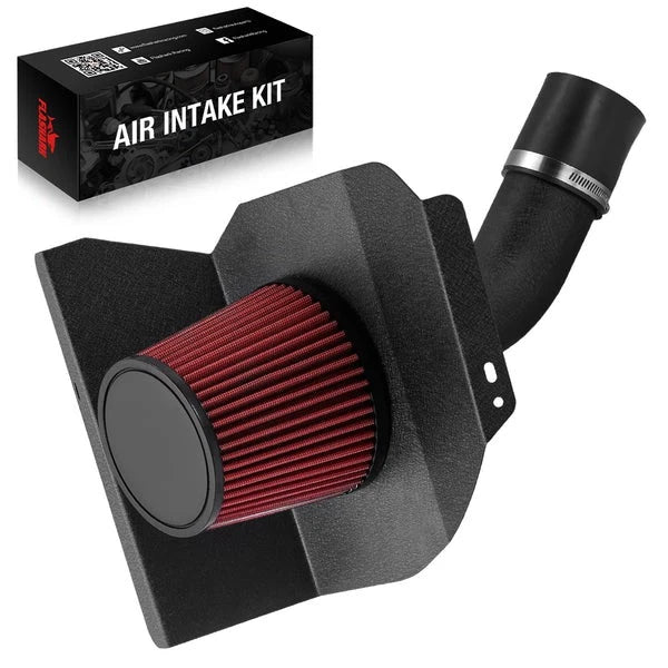 2.5L Cold Air Intake, Wrinkle Red Finish for Subaru WRX STI 2015-2017