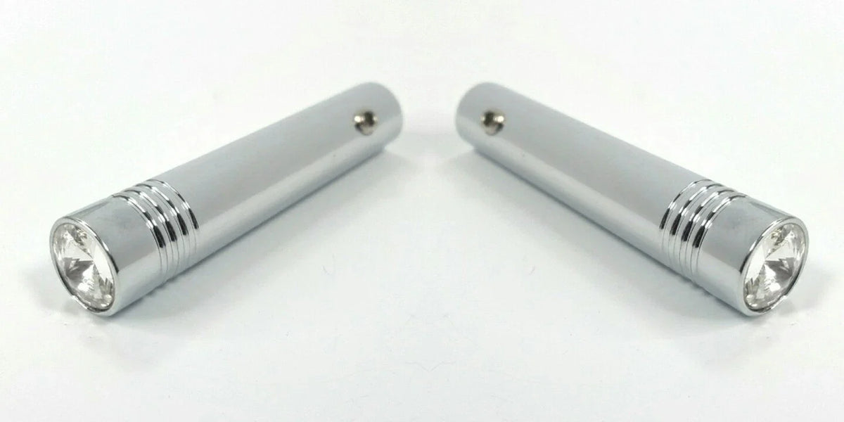 Toggle Switch Extension Pair for Peterbilt Clear Jewell 2 1/4 Inch Chrome ( )