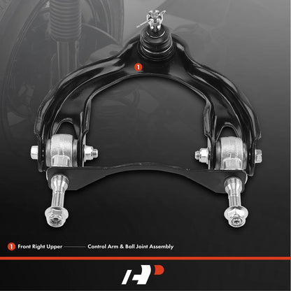 Front Right Control Arm with Ball Joint for 1992-1995 Honda Civic
