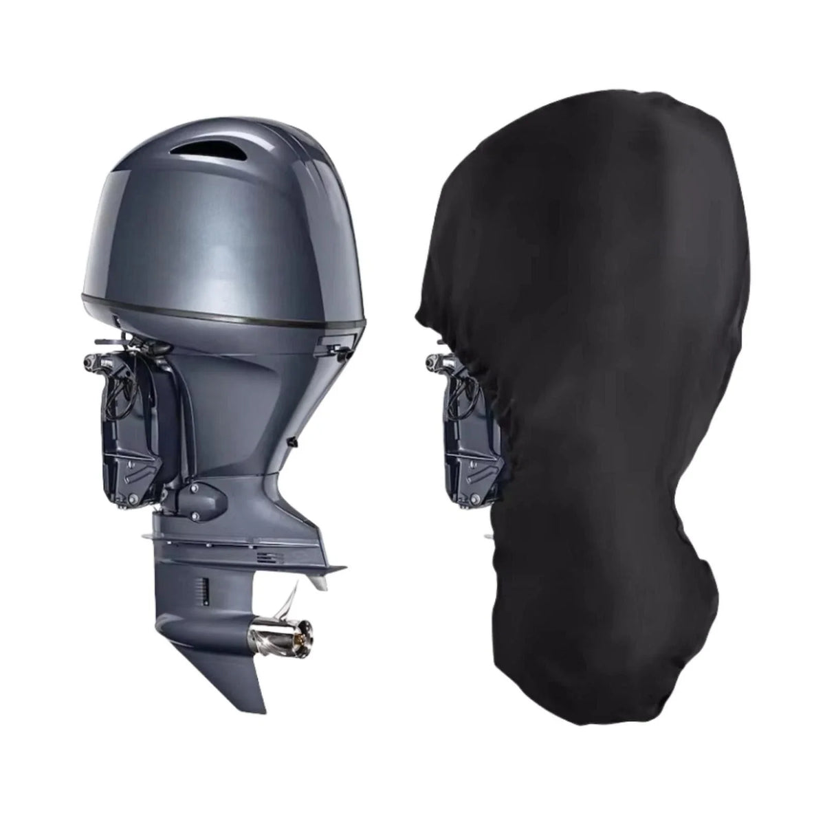 Full Coverage Waterproof Cover for 250-300 HP Outboard Motors