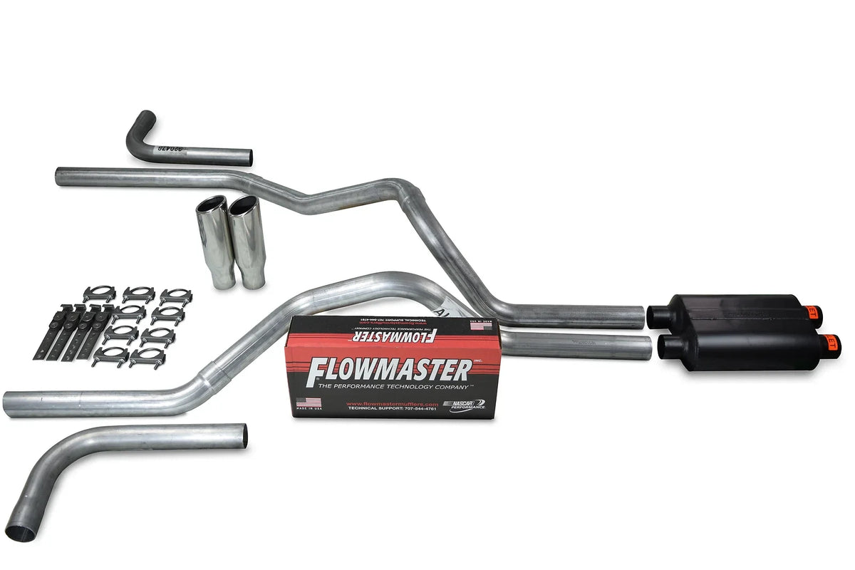 Dual Inlet Exhaust Kit for GM 1500 (1996–1999) - Flowmaster Super 44