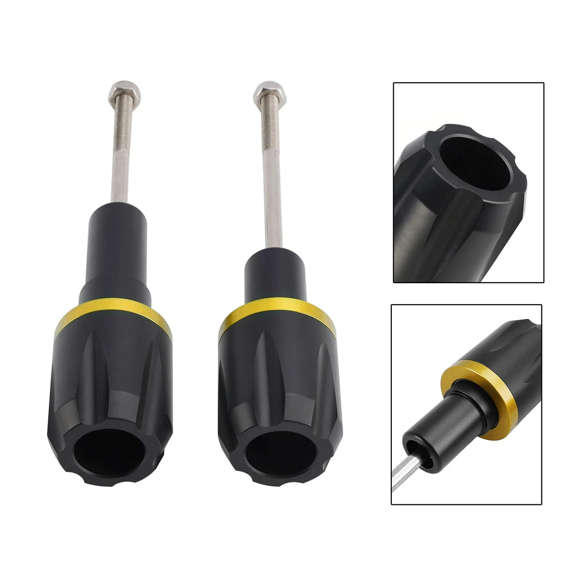 Frame Sliders Protector CNC for Kawasaki Ninja 650 (2017–2023)