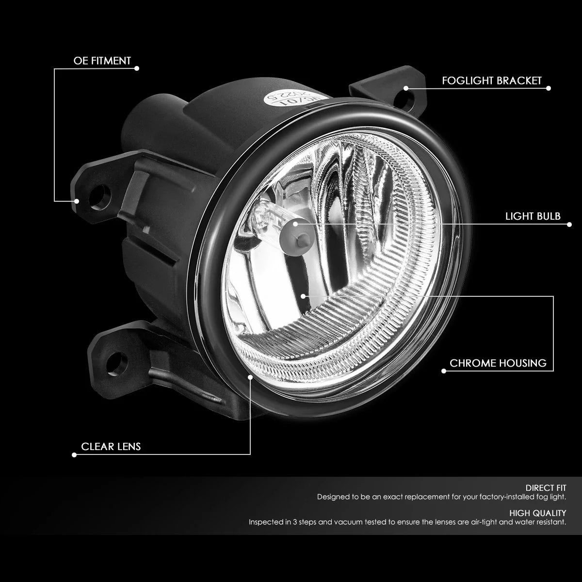 Fog Light Lamps for Honda Civic Accord HR-V (2013–2021)