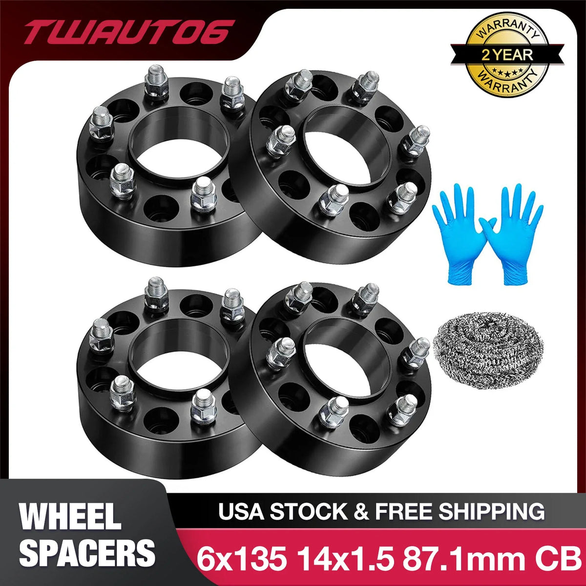2 Inch Hubcentric Wheel Spacer Set for Lincoln Navigator (2015–2024)
