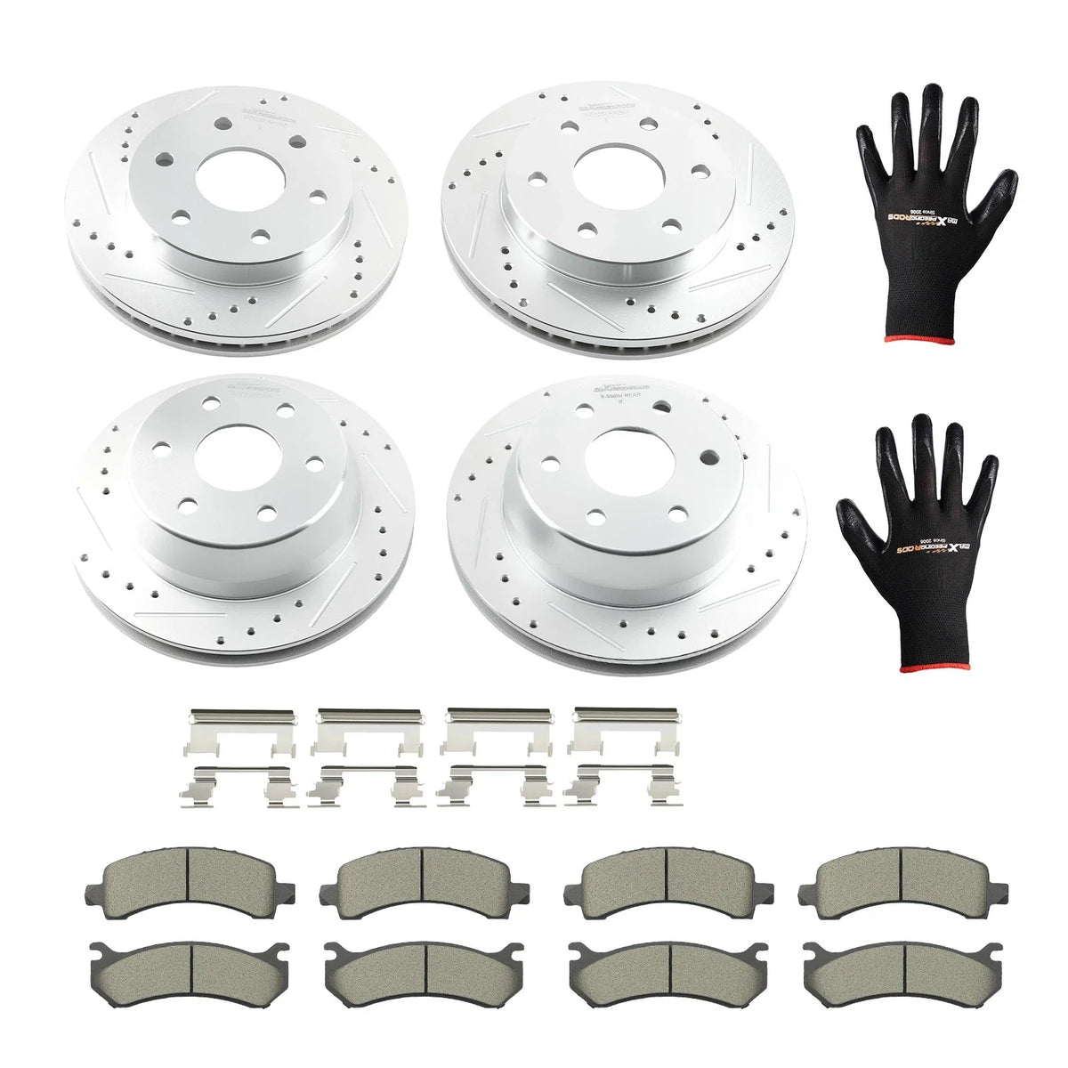 Brake Pads and Rotors Set for 2002-2006 Cadillac Escalade RWD S-55054