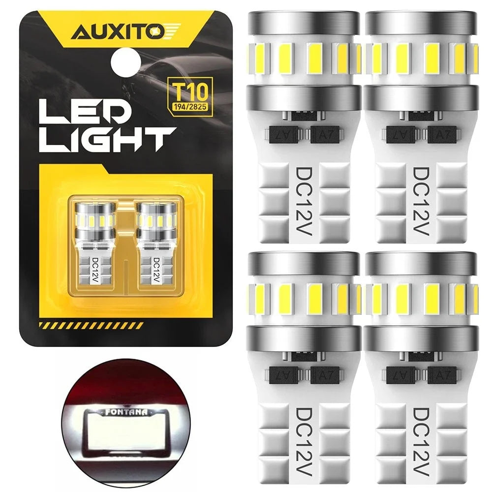 Set of 2 AUXITO 560LM T10 194 168 2825 18-LED License Plate Light 6500K