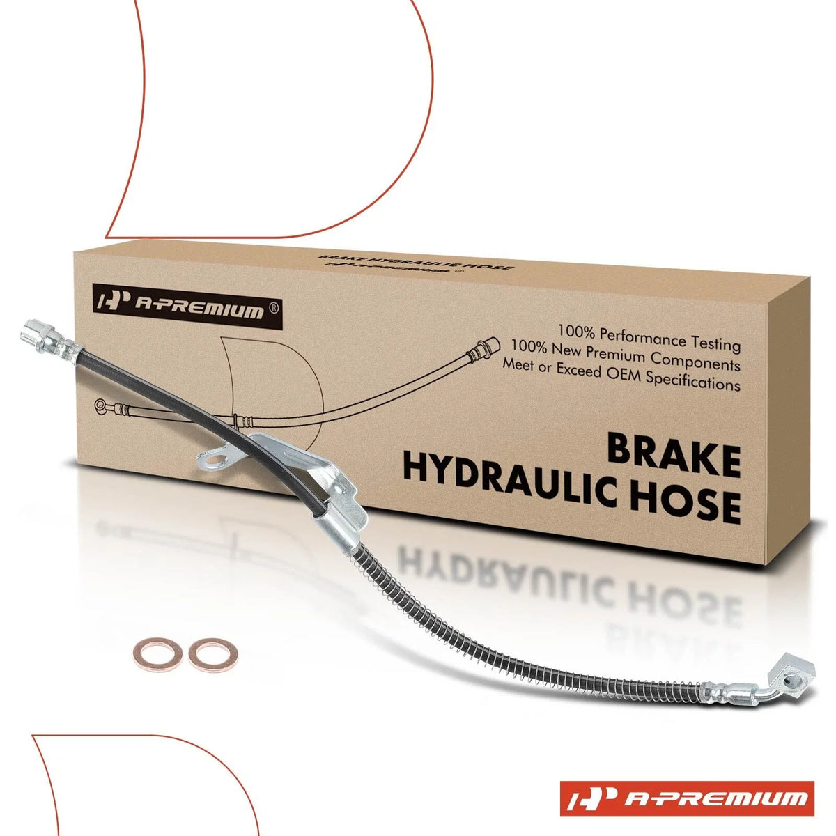 Front Left Brake Hydraulic Hose for Buick LaCrosse (2010–2016)