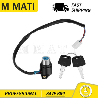 Key Switch Assembly Ignition for Honda VT750C Ace 1998-2003 35100-MBA-610