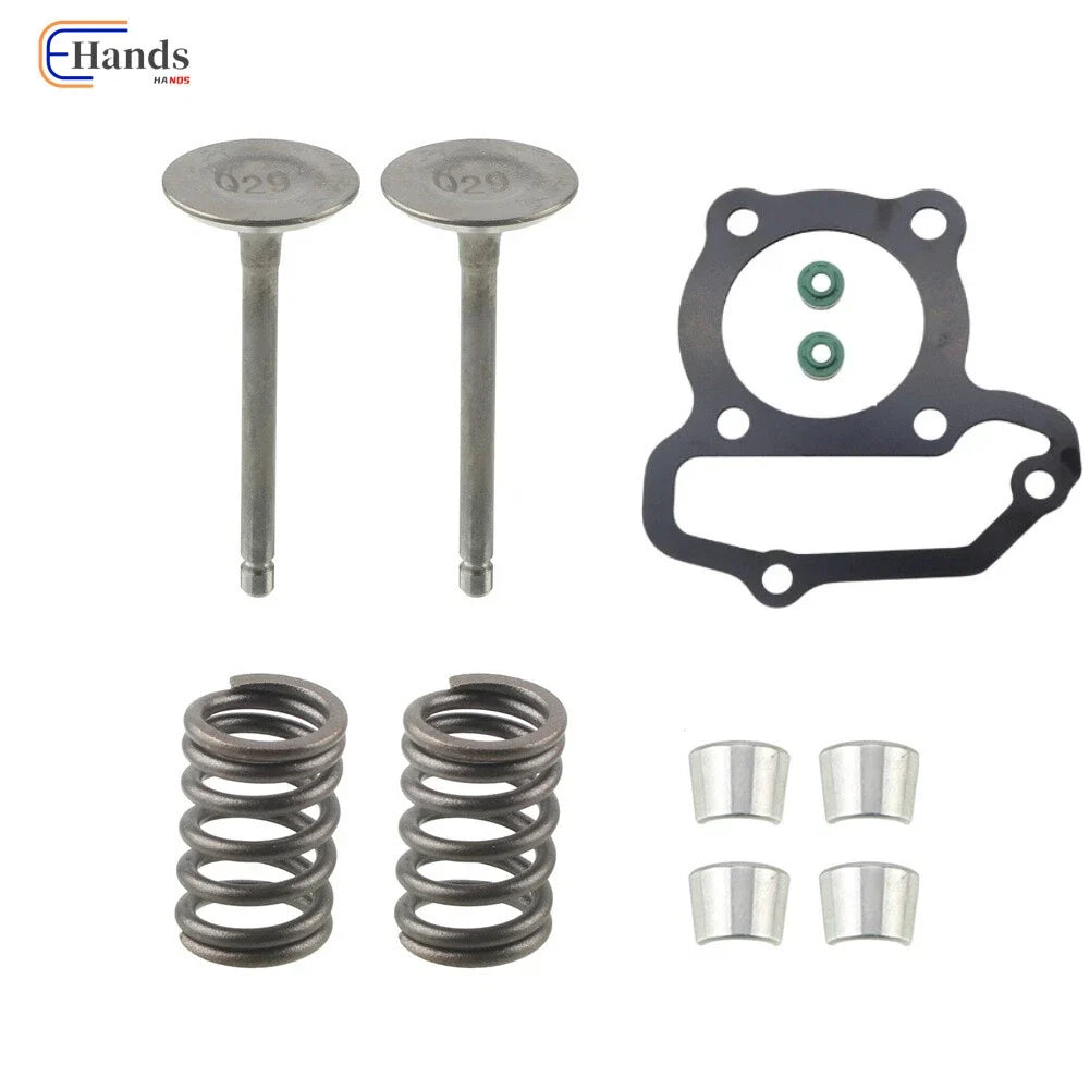 Cylinder Head Valve Kit - Intake Exhaust for Yamaha YFM125 (2004–2013)