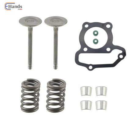 Cylinder Head Valve Kit - Intake Exhaust for Yamaha YFM125 (2004–2013)