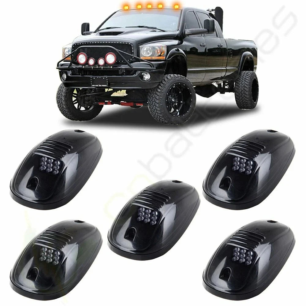 5Pcs LED Cab Roof Running Lights for Dodge Ram Pickup (2003-2018)