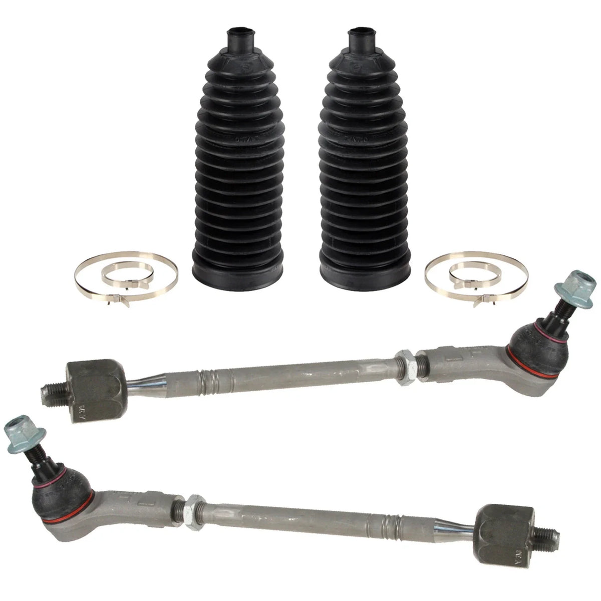 Tie Rod End Set with Bellows Kit for Tuareg Q7 Cayenne 2007-2018