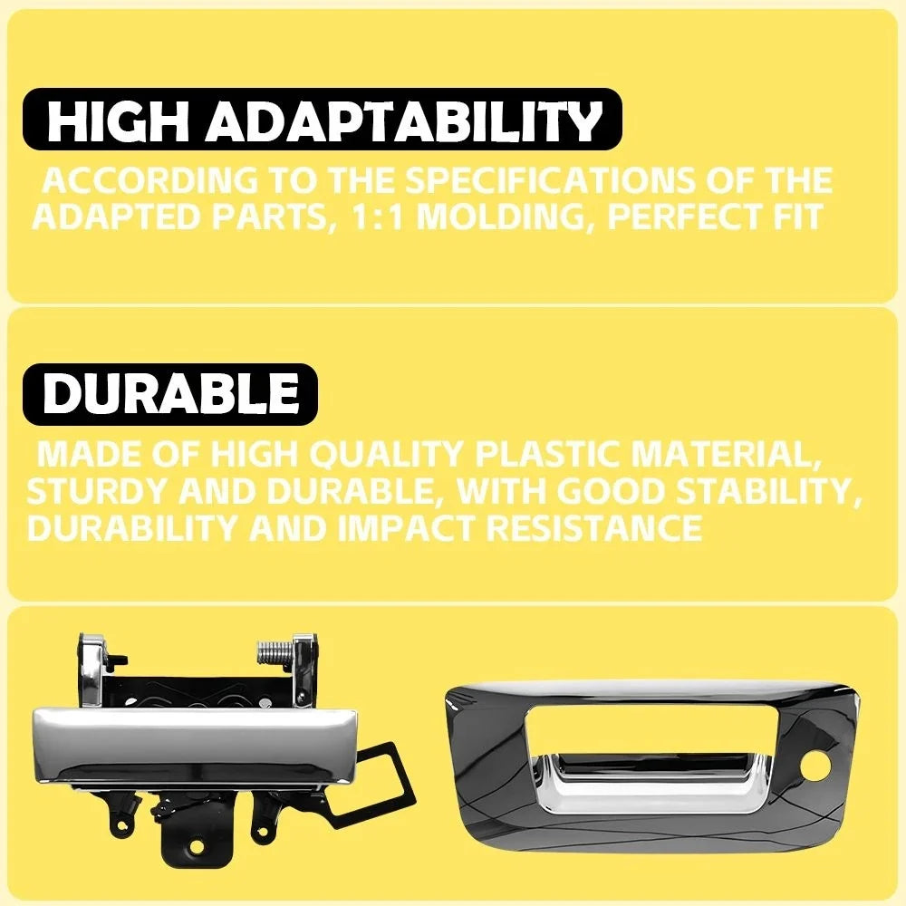 Tailgate Handle Assembly Chrome 22755302 for Chevrolet Silverado 1500 (2007–2013)