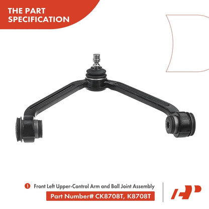 4-Pack Front Ball Joints for Control Arms - Ford Ranger 1998 to 2011