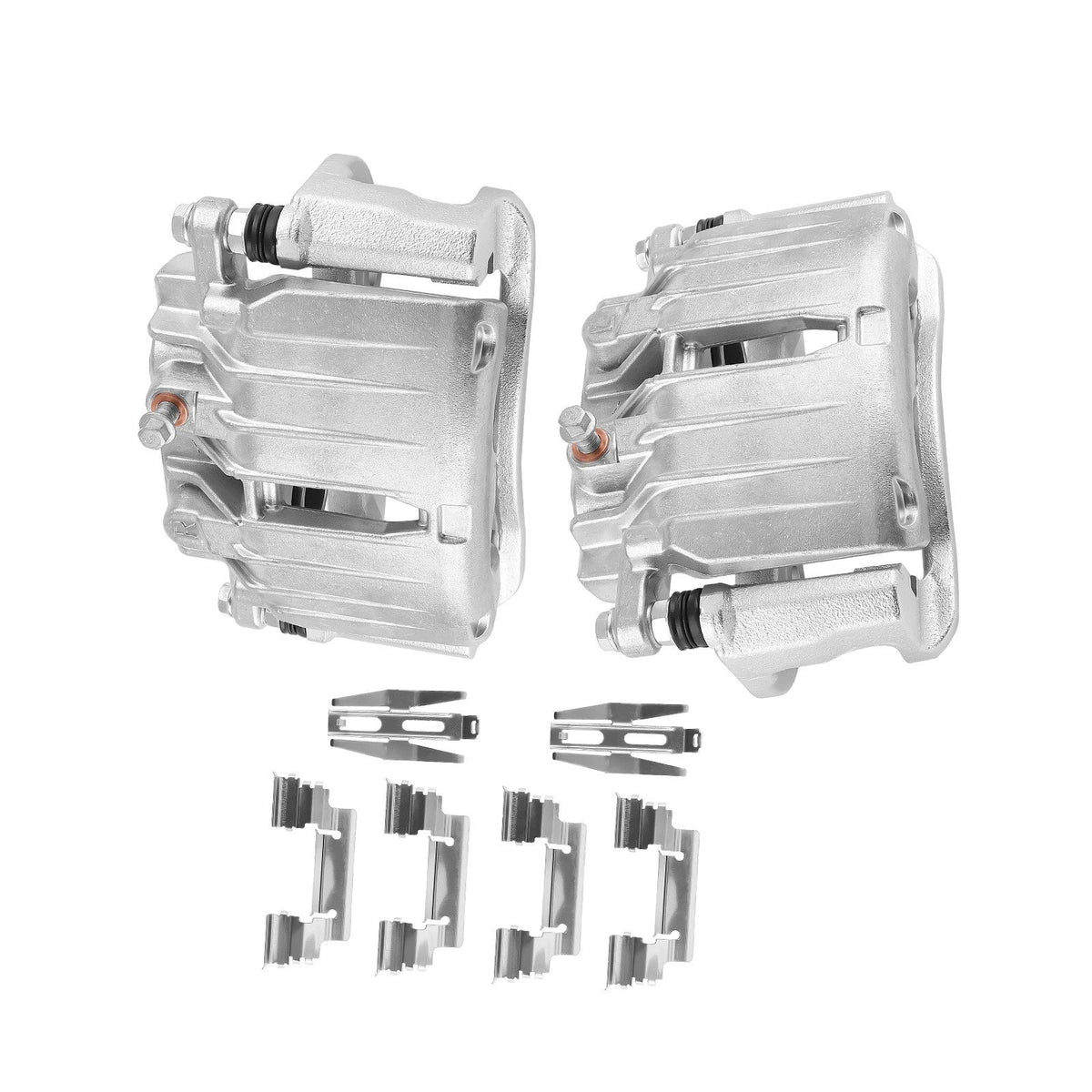 Rear L&R Brake Calipers w/Bracket for Cadillac Escalade Chevrolet Silverado 1500 (2007–2014)
