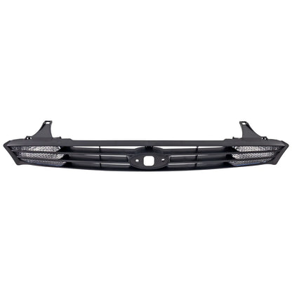 Grille for Ford Focus (2000–2004) w/ Clear Turn Signal Lamps, Primed Plastic