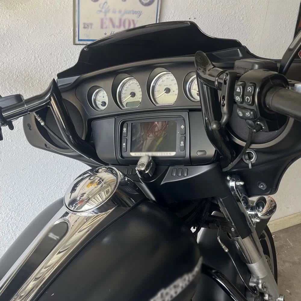 10" Black Steel Bagger Handlebar Pre-wired for Street Glide 2014-2023