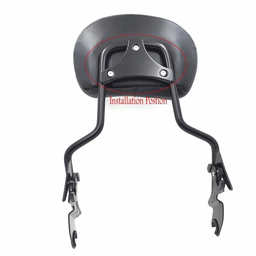 Sissy Bar Backrest Pad Mount Kit for Harley Touring (2009–2017)