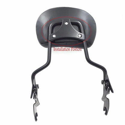 Sissy Bar Backrest Pad Mount Kit for Harley Touring (2009–2017)