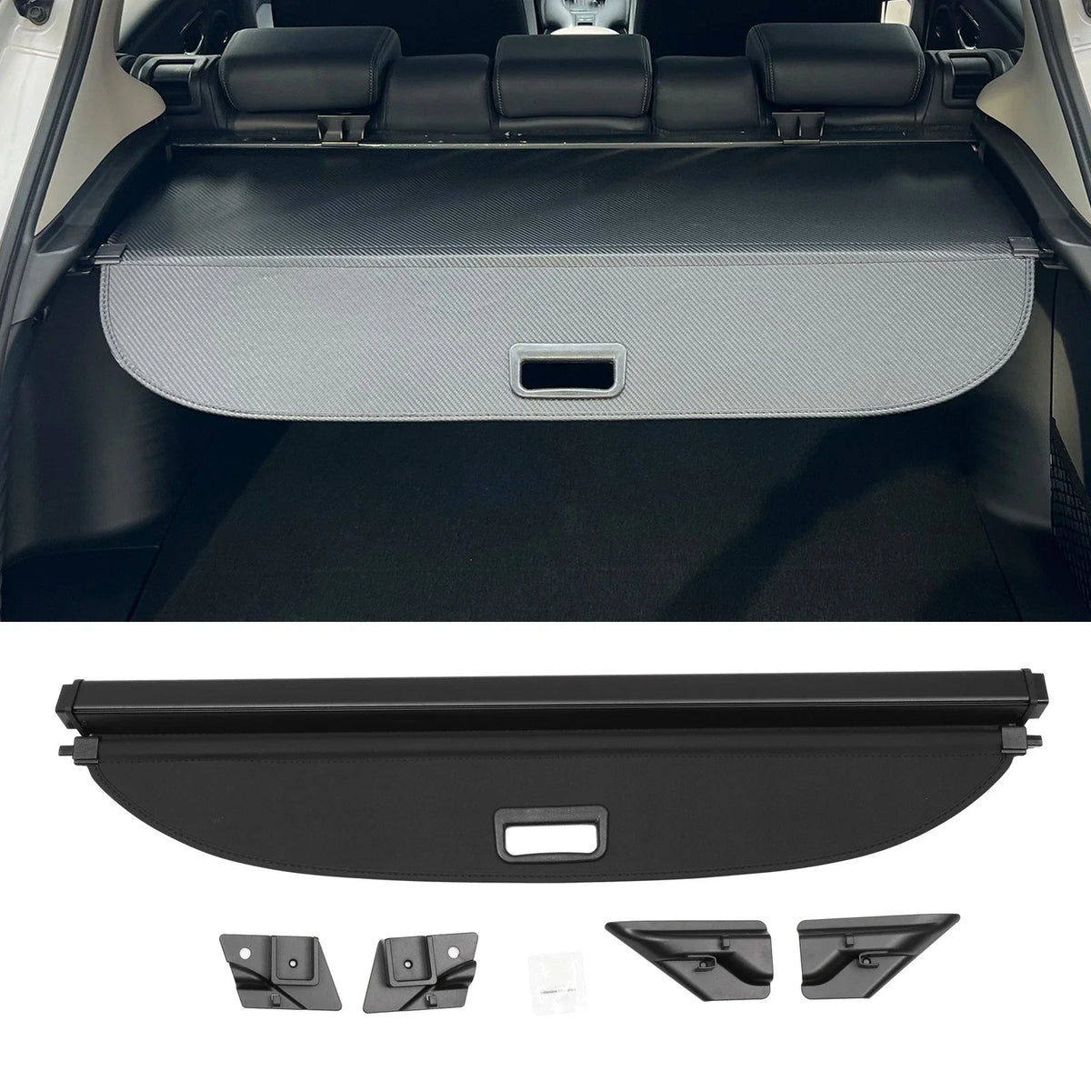 Rear Trunk Retractable Cargo Cover for Buick Envision (2021–2024) Gloss Black