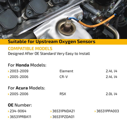 Upstream O2 Sensor for Honda Element 2003-2011 234-9064