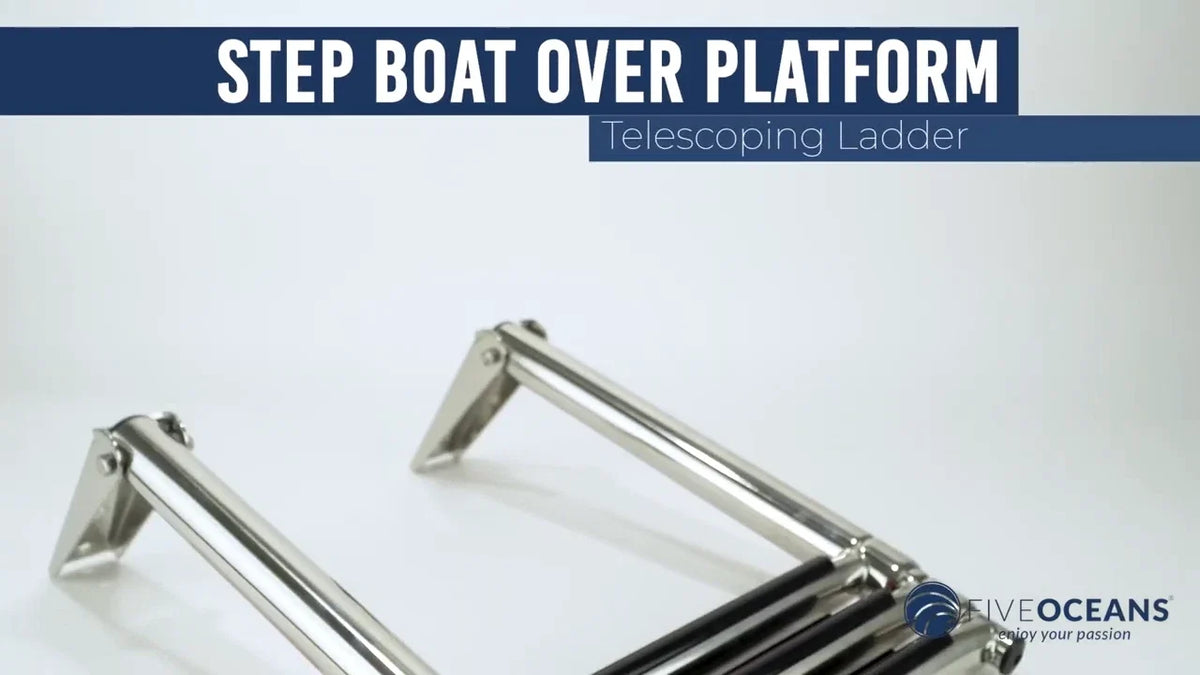 3 Step Telescoping Boat Ladder for Over Platform (Universal Fit)