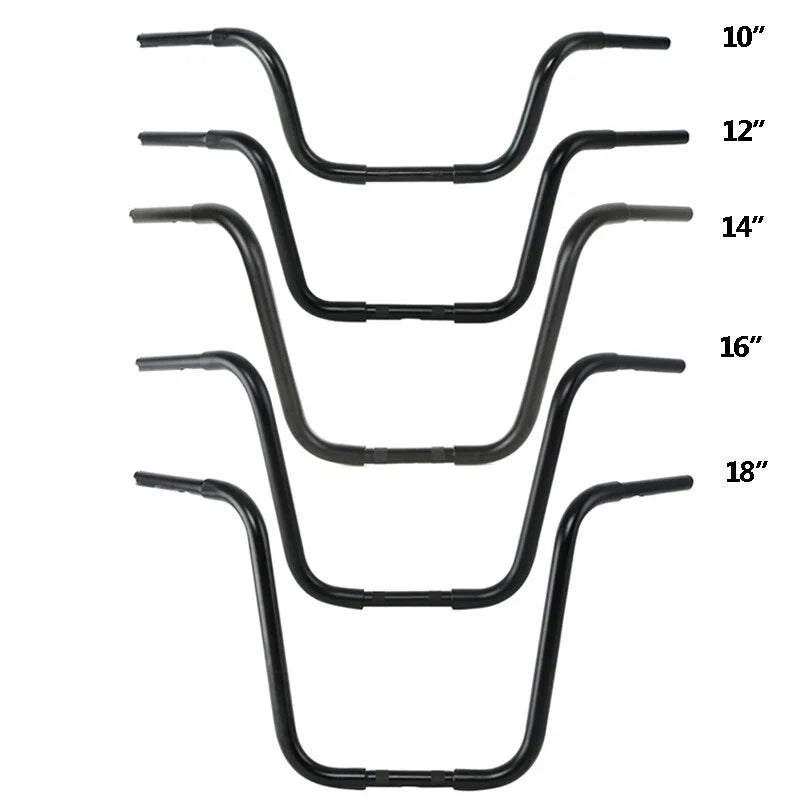 10''/12''/14''/16''/18'' Ape Hanger Handlebar Bars for Harley FLST FXST